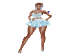 Blue flowers dress UA