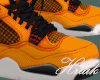 Sneakers - black/orange
