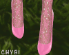 C~Pink Angel Heels