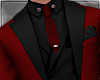 Red Groomsmen Suit