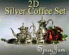 2D Silver Coffee Set