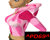 ^PD69^ Pink Camo Hoody