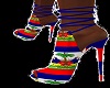 Haitian*flag heels