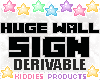 K| Wall Sign HUGE Derive
