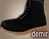 [D] Winter black boots