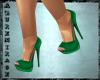 ^AZ^Green Heels