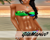 g;tropical green bikini