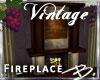 *B* Vintage Fireplace