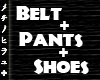 B92 Pants+Shoes Blk Lady