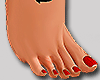 Foot Tattoo Perfect Red