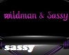 Wildman & sassy room