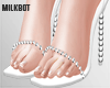 Lala White Sandals