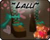 ~L~Brown/Teal Boots