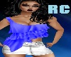 RC BLUE LIZA TOP