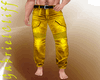 Yellow Pants with Belt