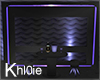 K blk purple wall bar