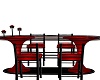 valetine red table