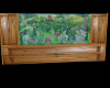 wood animated fish tank