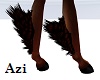 Lady Krampus Leg Fur