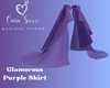 Glamorous Purple Skirt