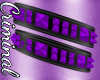 M| Purple Black Armbands