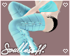 my aqua thigh high boot