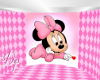Minnie Pink Crib Curtain