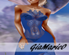 g;blue Sheer gown