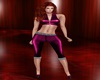 Pink Leather Capri Fit