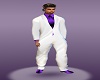 White w/purple Suit
