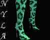 *Ny G Leopard Heel Boots
