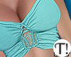 T! Blue Crop Top
