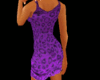 Purple Leopard Dress