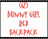 IZ Bunny Backpack Red