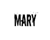 Mary Name Sticker 