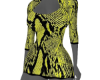 COBRA Yellw Dress+Tights