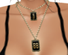 Gold team 88 dog tags