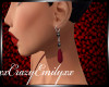 Cathrine Burgundy Earrin