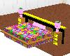 flower power bed w lamps