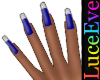 V1 Navy Chispia Nails