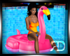 Tropical Flamingo Float