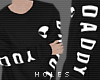 H | black daddy sweater