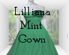 Lilliana Mint Gown