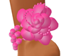 pink flower feet