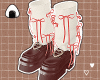 ribbon leg platform shoe