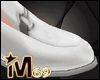 M69 White Loafers