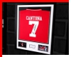 Framed Cantona UTD Shirt