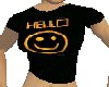 Hello/Smiley Face Tee