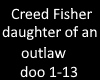 creed fisher outlaw