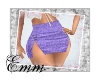!E! Purple Slit Skirt